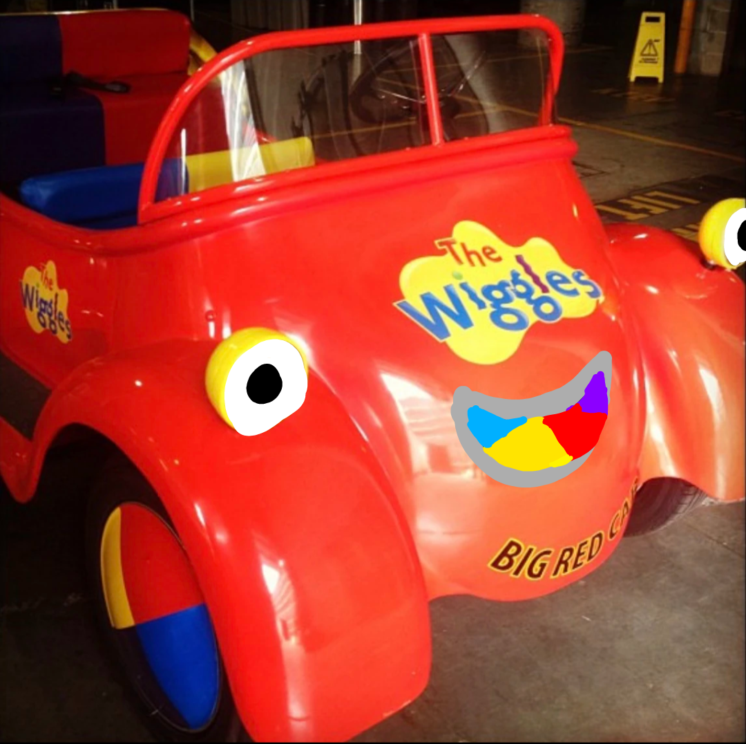 The wiggles big red car (RTRC style) by Robotchickentoby2 on DeviantArt