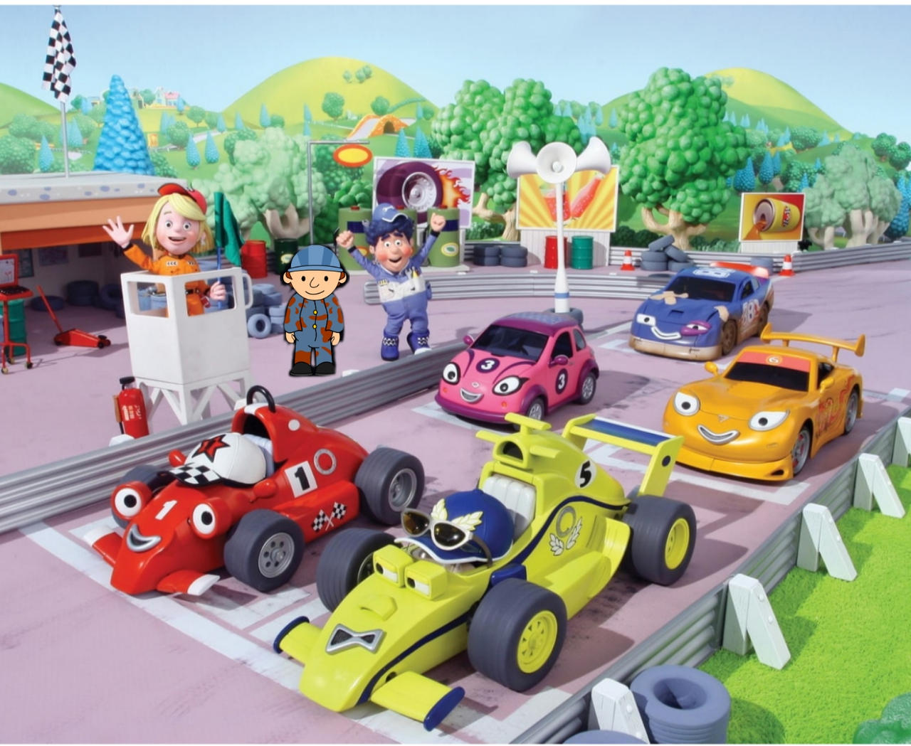 If bodgy builder appeared in roary the racing car by Robotchickentoby2 ...