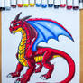 Dragon Marker Drawing