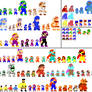 Super Mario Bros. Custom Sprites (BURDUM Style)