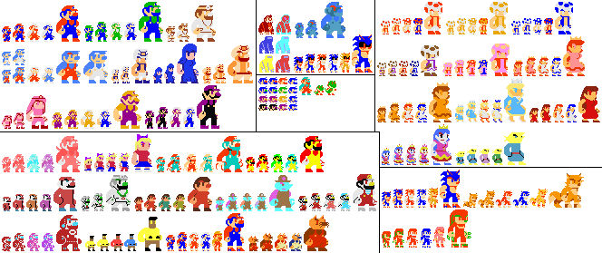 Super Mario Bros. Custom Sprites (BURDUM Style)