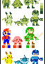 Super Smash Land - Sprites