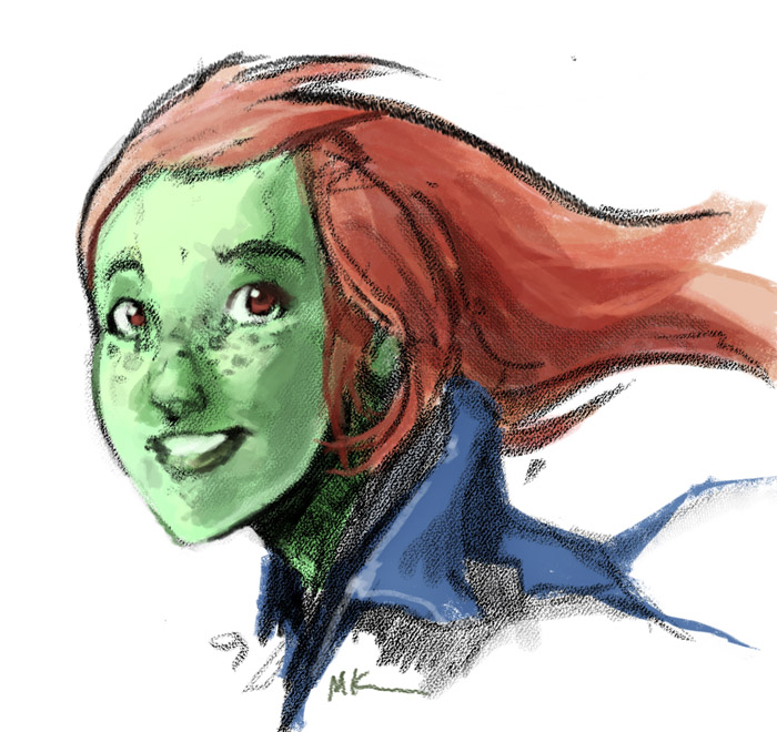 Mk01 Deviantart M'gann by MK01 on DeviantArt