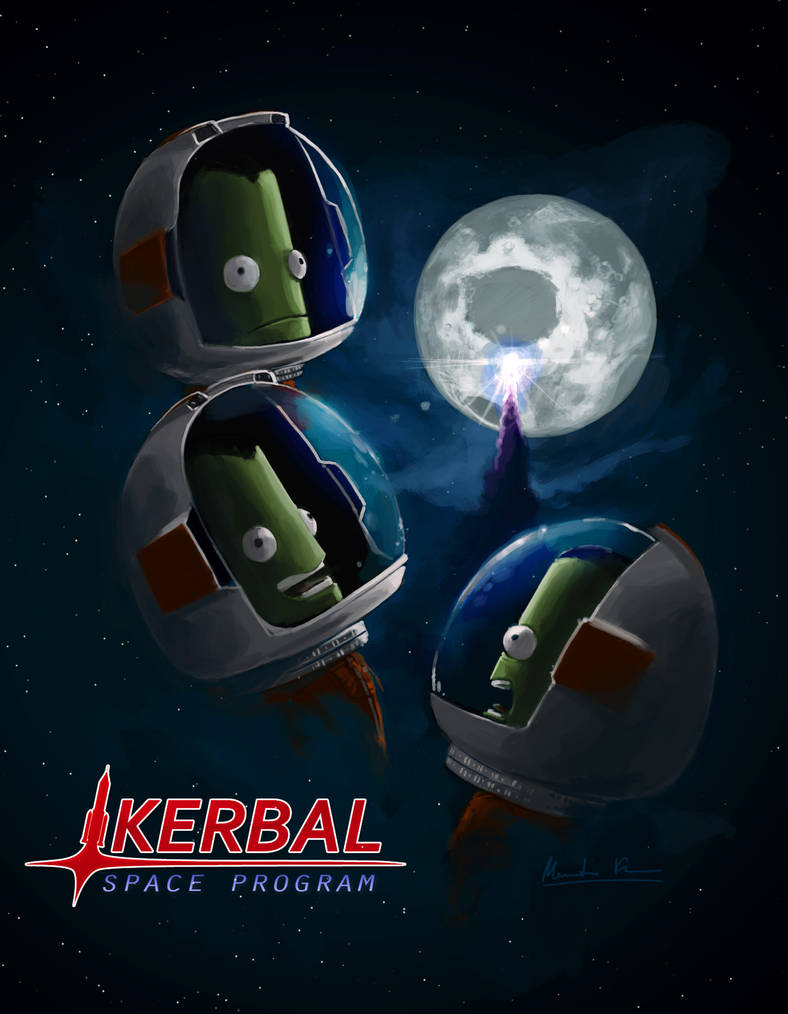 Three Kerbal Mun by MK01