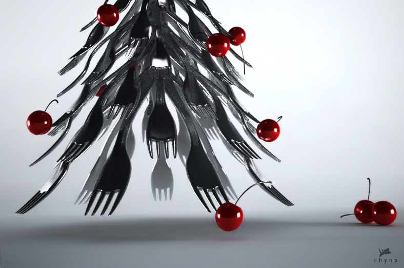 Fork-and-Cherry