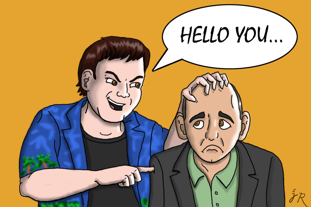 Guru Larry and Peter Molyneux by CartoonistJack