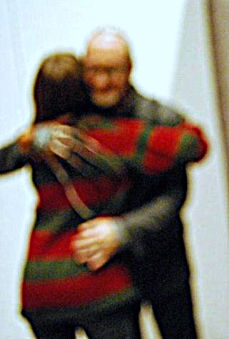 Hugging Freddy Krueger