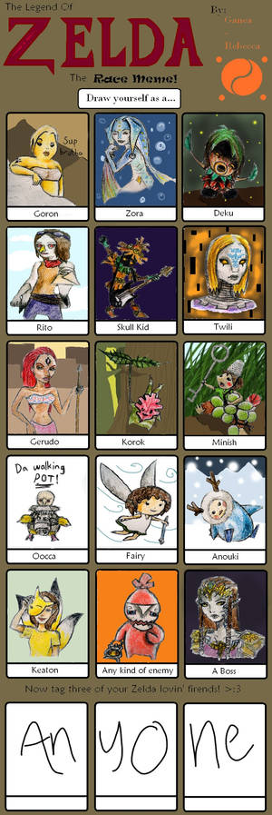 Zelda Race Meme