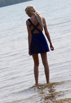 Girl in dress stock 1