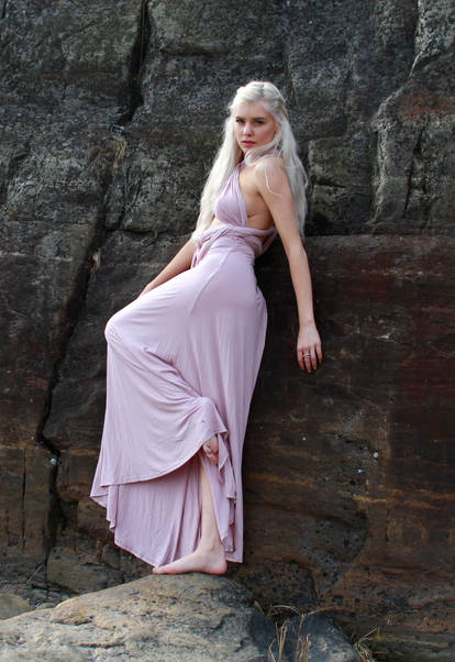 daenerys pink dress I made this cosplay in just about one day, sewing it entirely by hand. I sewed myself into it as well! I saw that the book version of Daenerys's Qarth dress was