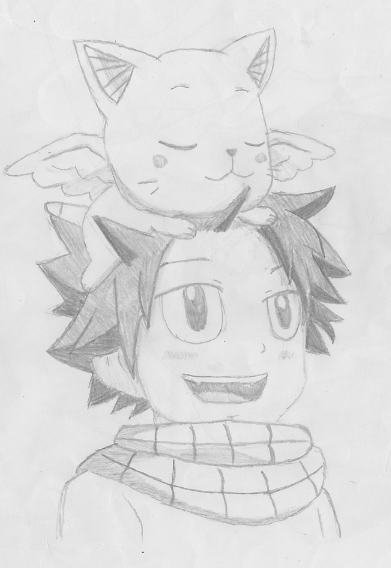 Natsu and Happy (when they were little)