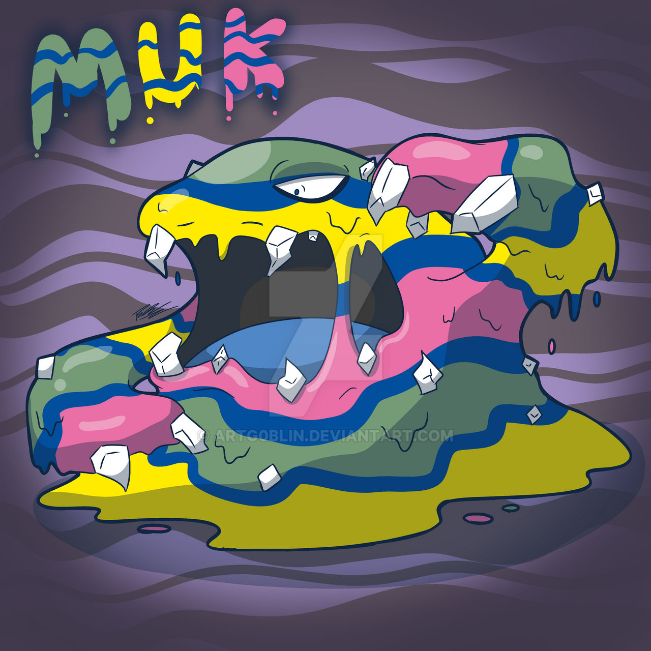 Muk Deviantart Muk by ArTg0bLiN on DeviantArt