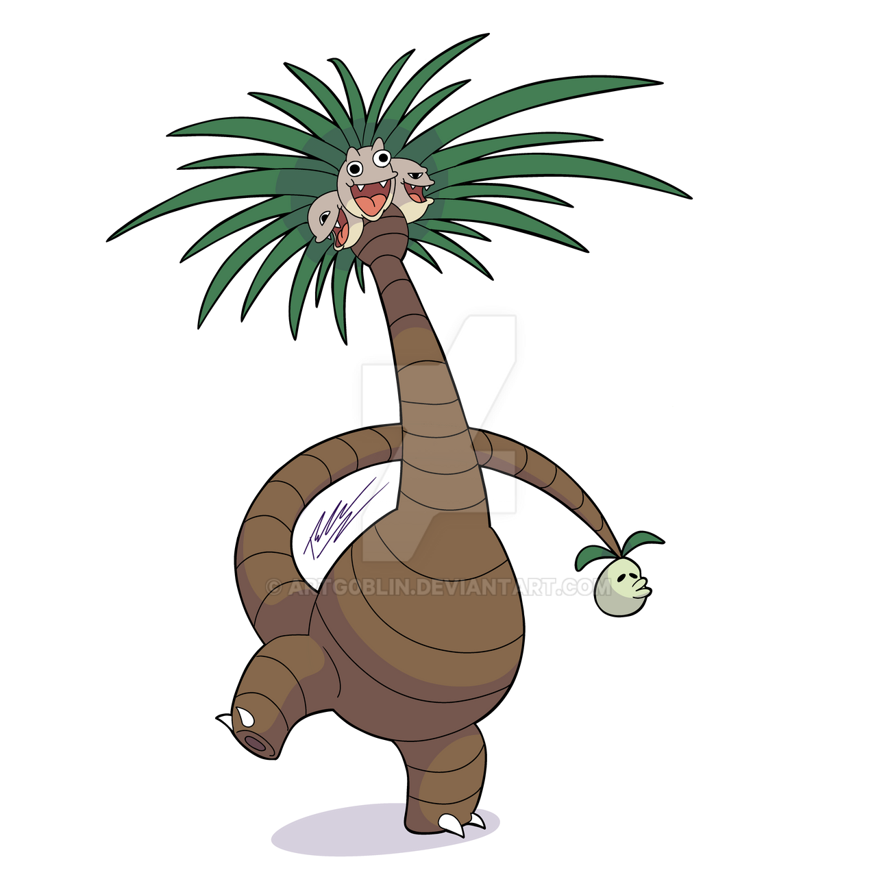 Alolan Exeggutor by ArTg0bLiN on DeviantArt