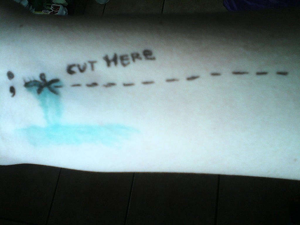 Cut here Tattoo by LonelyBez on DeviantArt