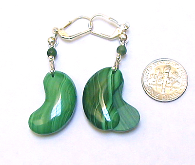 Loony lima-bean earrings