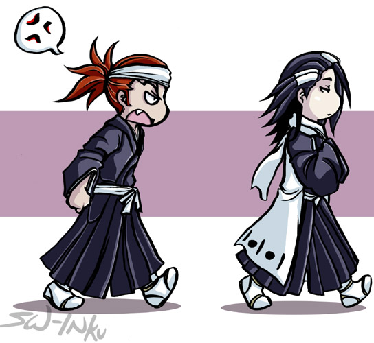 Bleach - Byakuya an Renji