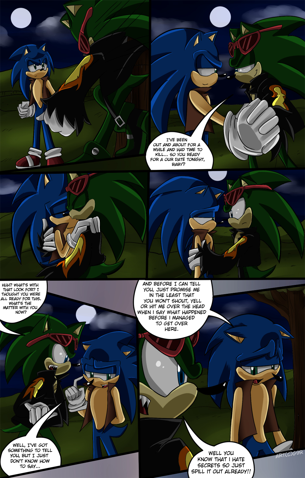 Scourge the Hedgehog, Mobius Encyclopaedia