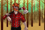 The Lumberjack by Rainbow-Marbles