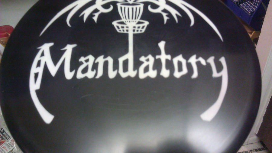 manditory disc golf