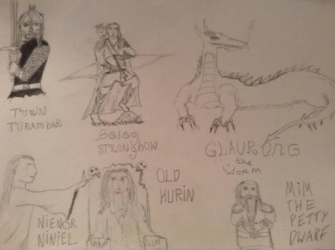 Characters in The ChildrenofHurin by J.R.R Tolkien