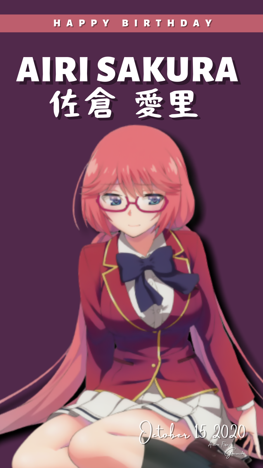 Happy Birthday Airi Sakura By Ladymatter On Deviantart Happy Birthday Airi Sakura By Ladymatter On Deviantart