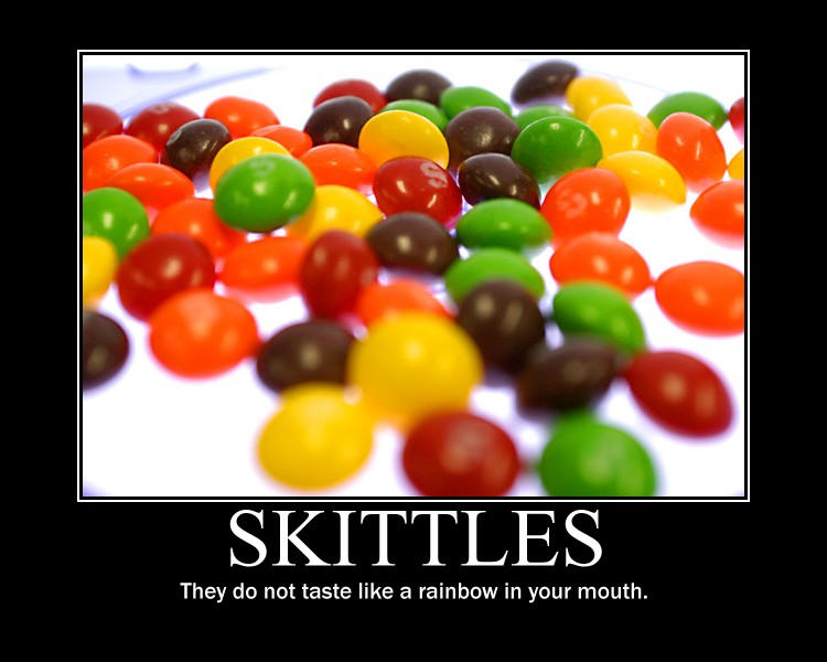 Motivational Poster- Skittles