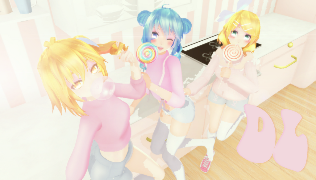 [MMD] TDA Cute Candy Girls (DL)