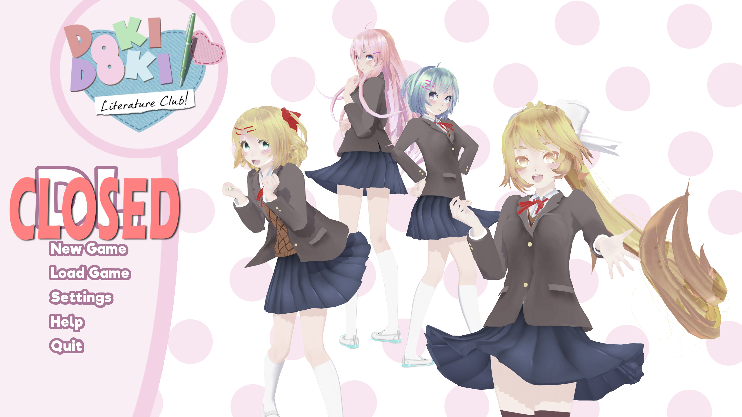 MMD] DOKI DOKI LITERATURE CLUB (VOCALOID) by HeyMisaki-chan on