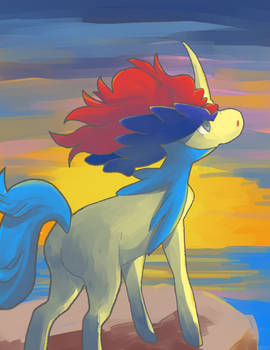 sunset keldeo