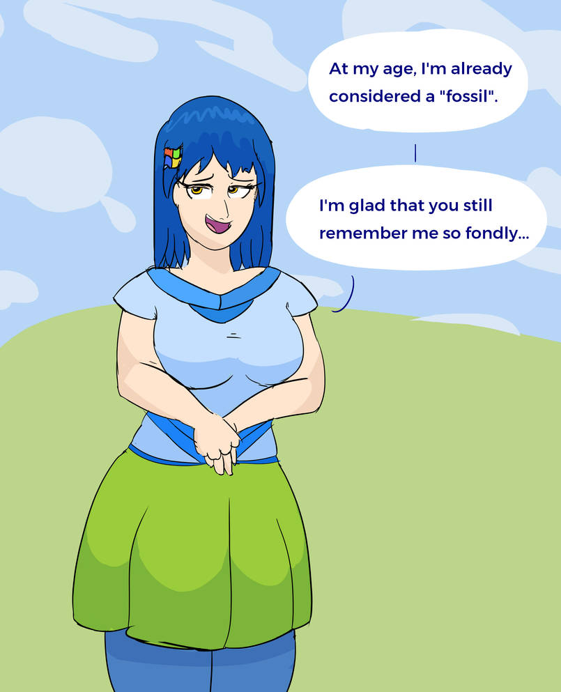 Windows XP Girl by baratus93 on DeviantArt