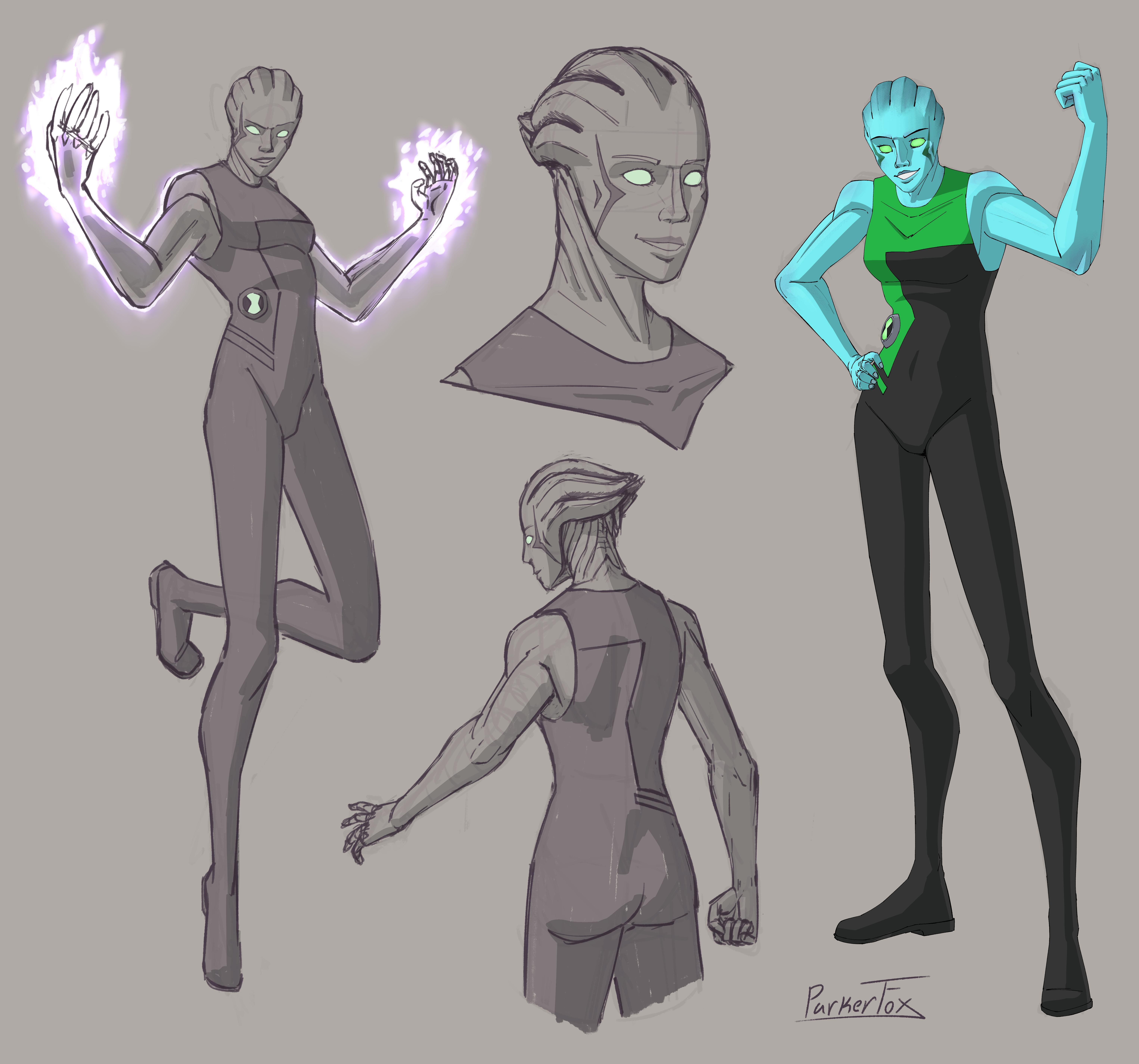 Ben 10 Female Alien concepts 1. by MisakaLovesYou on DeviantArt