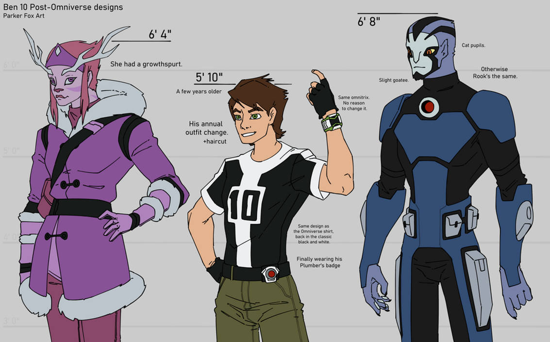 Ben 10 time skip designs by Parker-Fox on DeviantArt