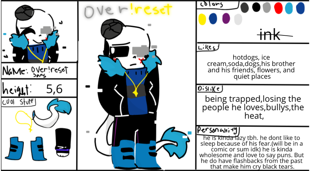 over!reset sans(oc by ink-sans234 on DeviantArt