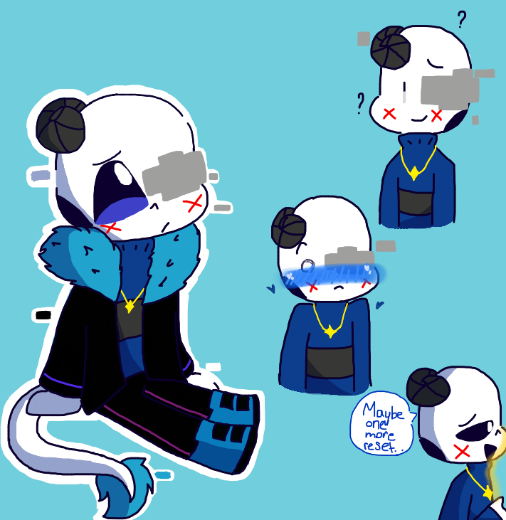 over!reset sans(oc by ink-sans234 on DeviantArt