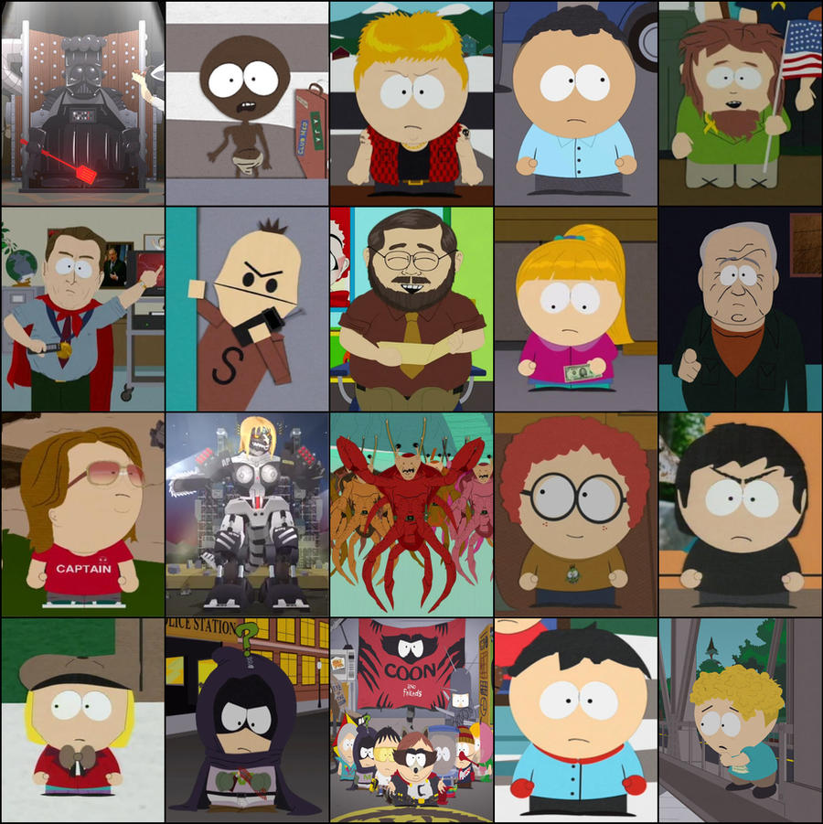 See Iconic Movie Characters Drawn As South Park Characters