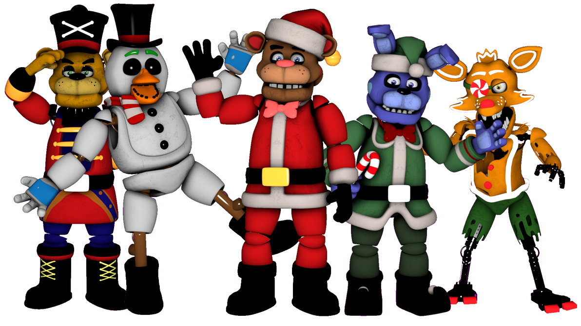The Christmas Animatronics V2 by BlueBear12340 on DeviantArt