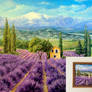 Provence Acrylic painting