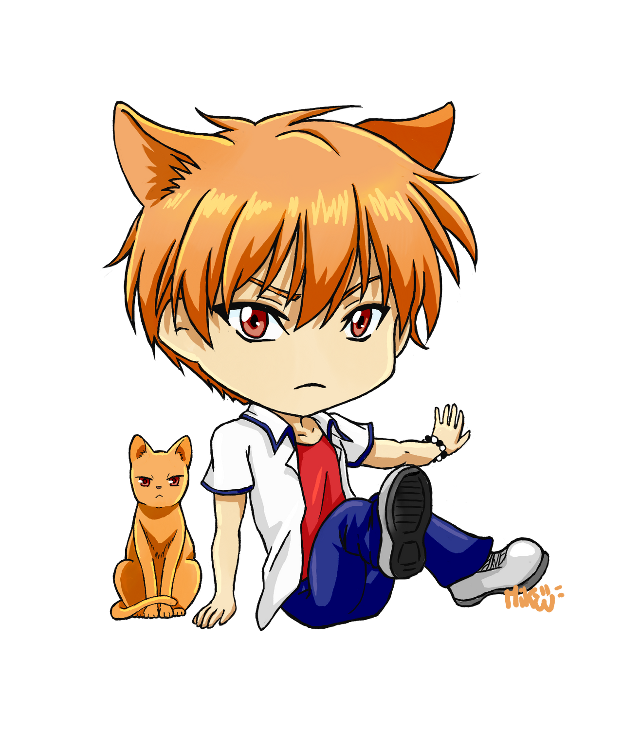 Kyo from Fruits Basket by Mikaru-nyan on DeviantArt