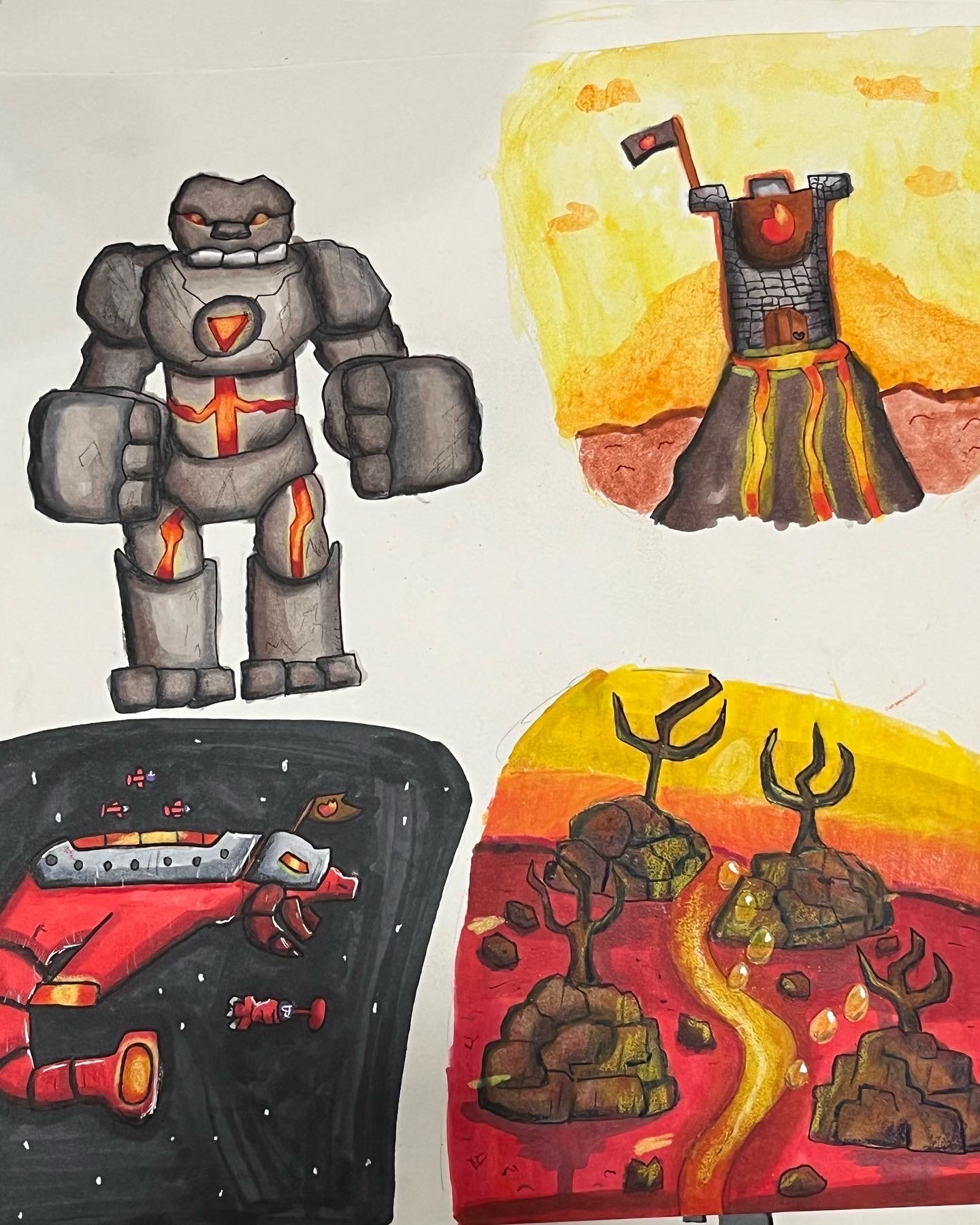 Multiversal warriors art batch 3:fire by Doctora01 on DeviantArt