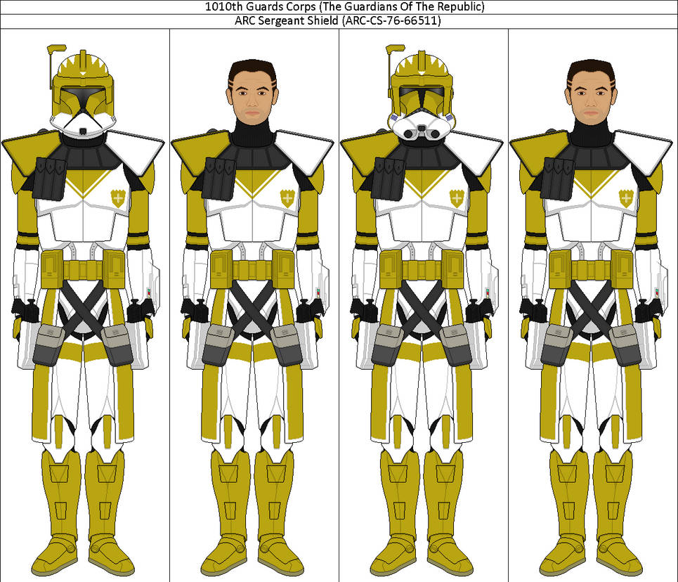 ARC Sergeant Shield (ARC-CS-76-66511) by shadowwolfclonect on DeviantArt