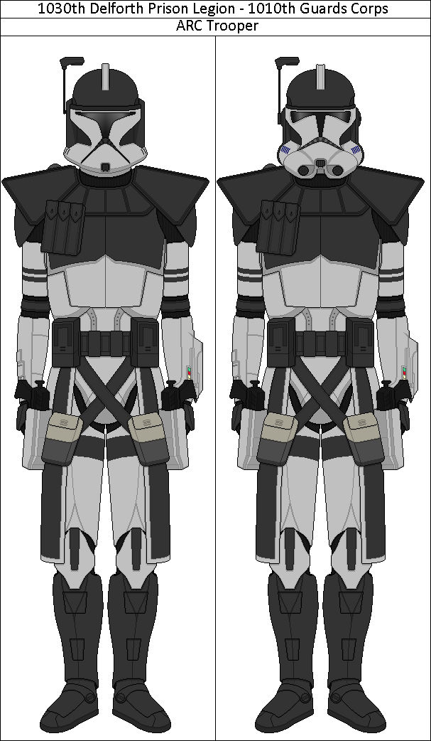 1030th Delforth Prison Legion ARC Trooper by shadowwolfclonect on ...