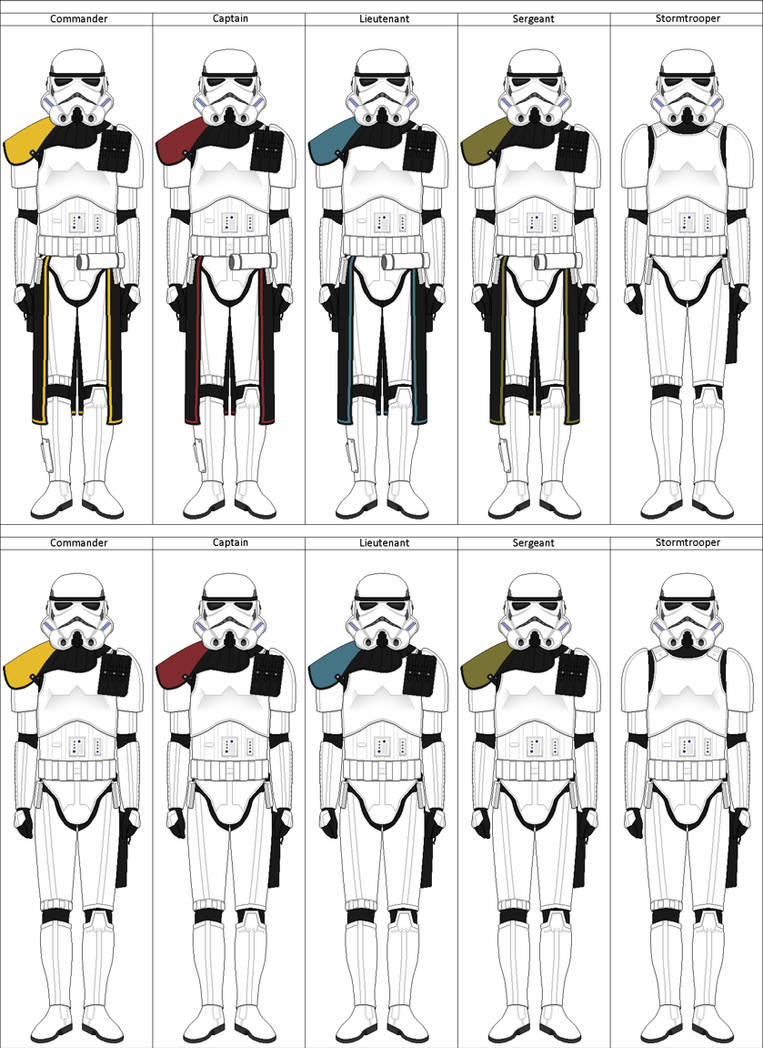 Stormtrooper Ranks by shadowwolfclonect on DeviantArt