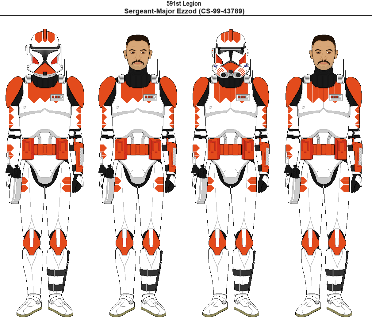 Sergeant-Major Ezzod (CS-99-43789) by shadowwolfclonect on DeviantArt