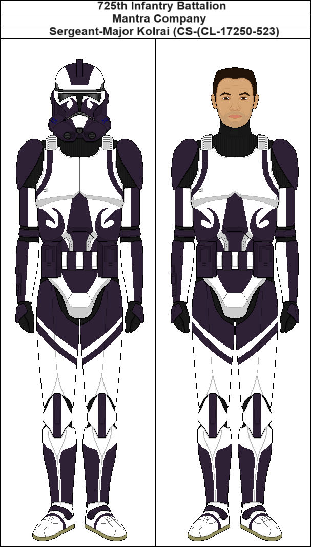 Sergeant-Major Kolrai (CS-(CL-17250-523) by shadowwolfclonect on DeviantArt