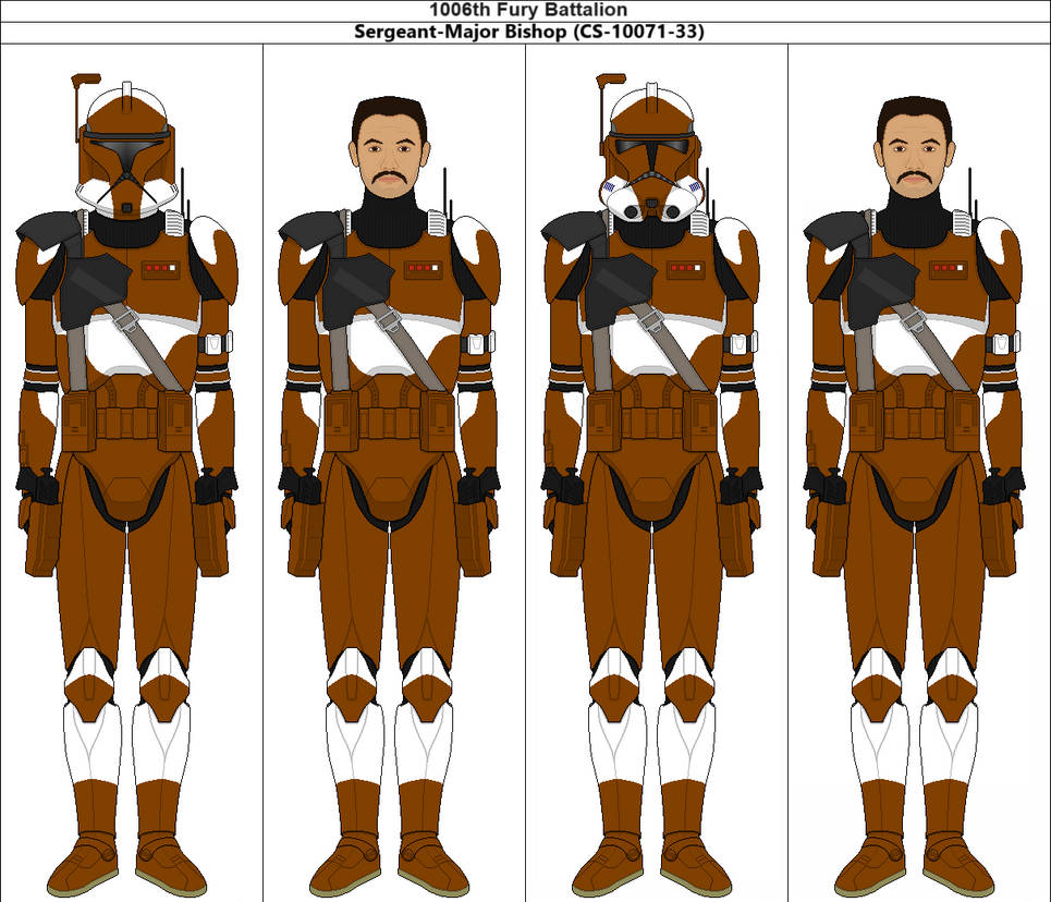 Sergeant-Major Bishop (CS-10071-33) by shadowwolfclonect on DeviantArt