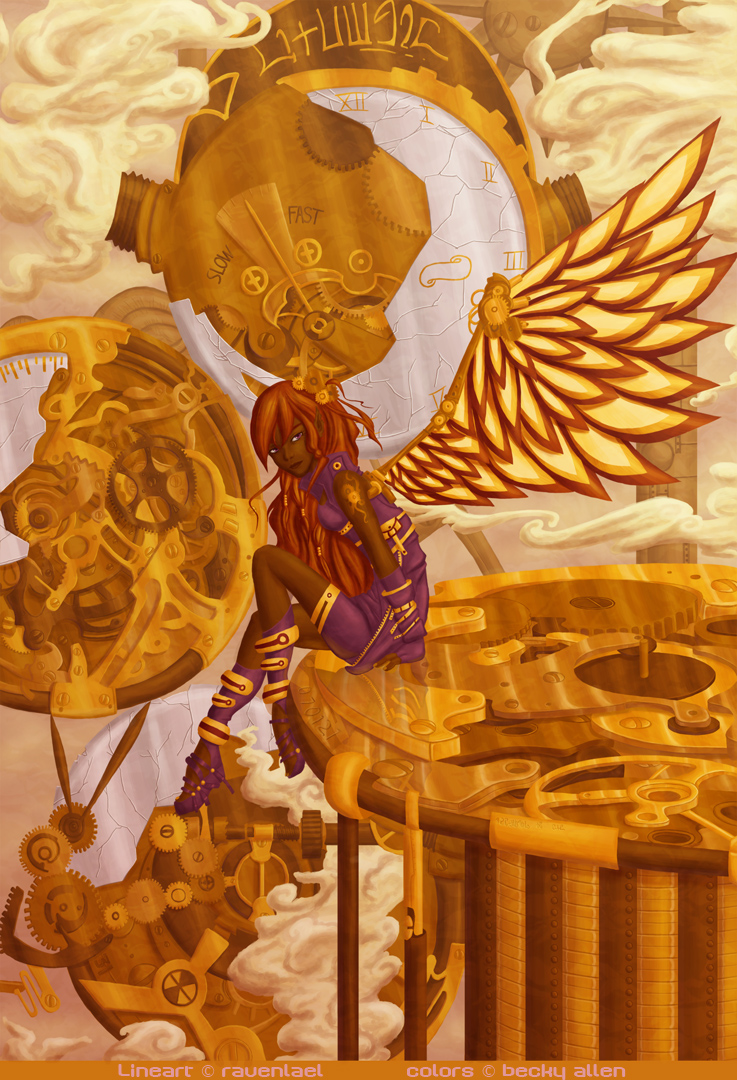 ravenlael's steampunk angel