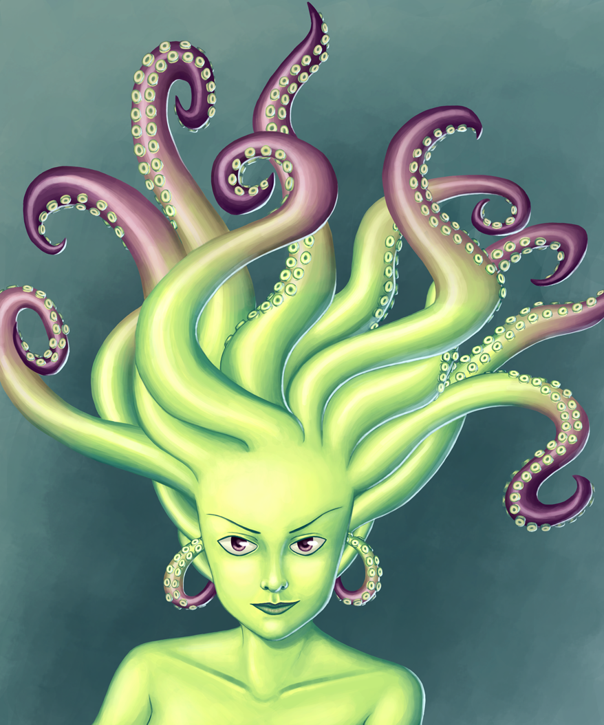 Tentacle Hair