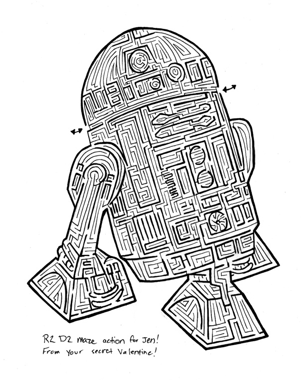 R2-D2 Maze by violetice on DeviantArt