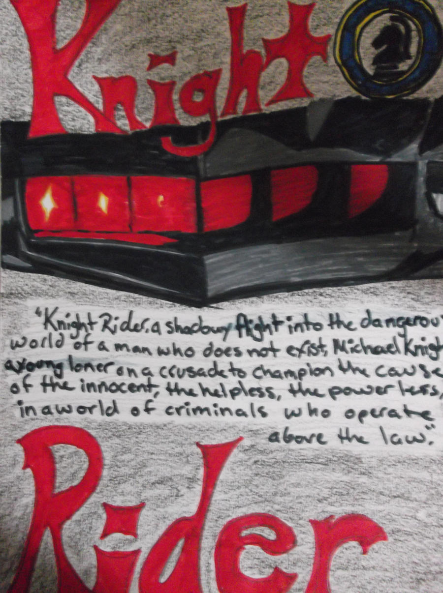 Knight Rider Poster by Batman91939 on DeviantArt