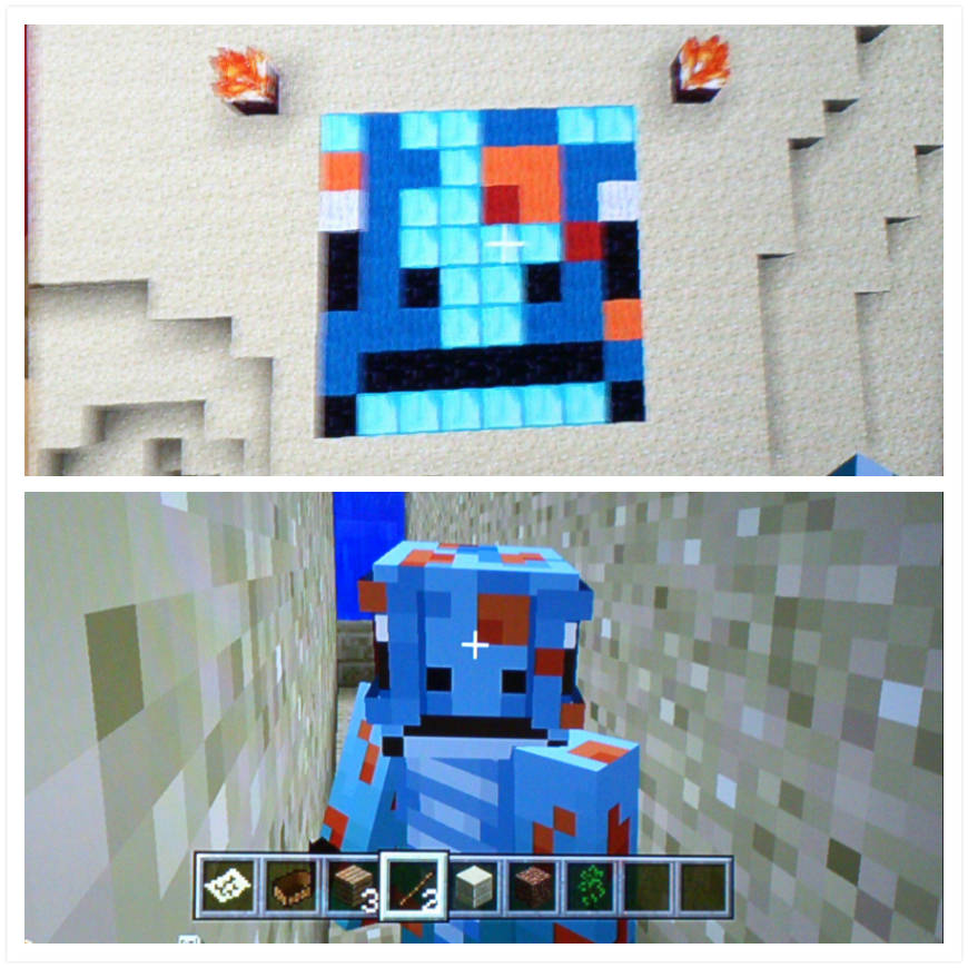 Minecraft Gecko face by BrookeBooze25 on DeviantArt